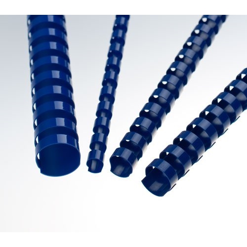 Plastic combs 28 mm blue, oval