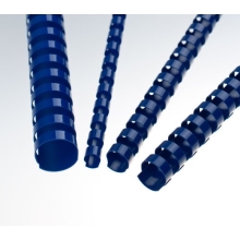 Plastic combs 32 mm blue, oval