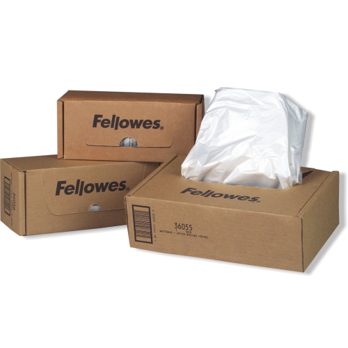 Shredder bags Fellowes 125i, 125Ci, 225i, 225Ci, 225Mi, Automax 350C, 550C, 600M