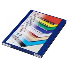 Transparent Covers Eurosupplies A4 200 mic blue
